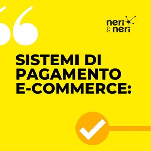 ecommerce sistemi pagamento