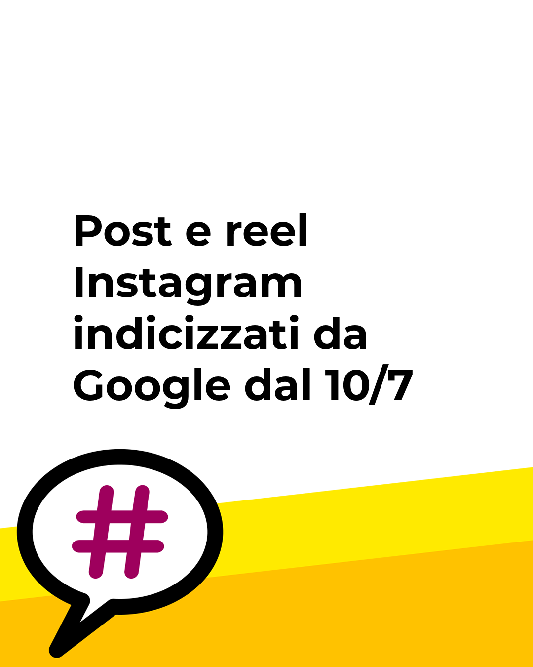 slide con riportato il titolo di questo articolo dedicato al cambiamento di formato dei post di instagram