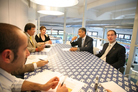 foto conferenza stampa ACI nuova sede - neri e neri