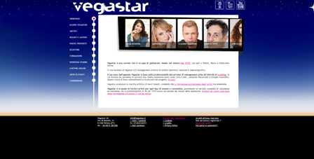 immagine home page del sito Vegastar